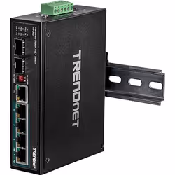 Trendnet TI-PG62 network switch Unmanaged Gigabit Ethernet (10/100/1000) Power over Ethernet (PoE) Black - Additional view 5