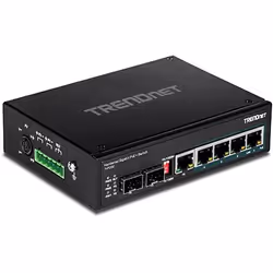 Trendnet TI-PG62 network switch Unmanaged Gigabit Ethernet (10/100/1000) Power over Ethernet (PoE) Black - Additional view 6