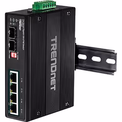 Trendnet TI-UPG62 network switch Unmanaged L2 Gigabit Ethernet (10/100/1000) Power over Ethernet (PoE) Black - Additional view 6