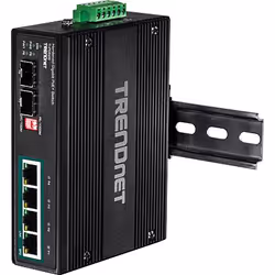 Trendnet TI-PG62B network switch Unmanaged L2 Gigabit Ethernet (10/100/1000) Power over Ethernet (PoE) Black - Additional view 6