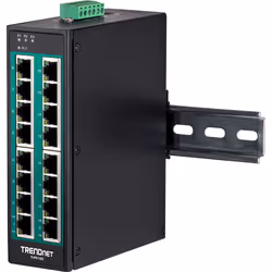 Trendnet TI-PG160 network switch Unmanaged Gigabit Ethernet (10/100/1000) Power over Ethernet (PoE) Black - Additional view 5
