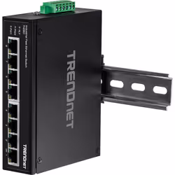 Trendnet TI-E80 network switch Unmanaged Fast Ethernet (10/100) Black - Additional view 4
