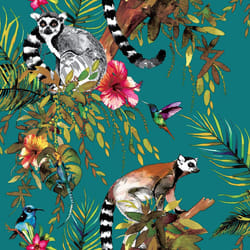 Holden Decor Lemur Animal Rainforest Feature Wallpaper - 12402