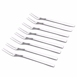Doryh 5.25-Inch Fruit Forks, Stainless Steel Bistro Cocktail Fork, Set of 12