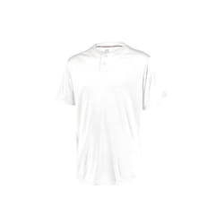 Russell 3R7X2B.WHI.S Youth Performance Two-Button Solid Jersey, White - Small