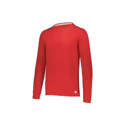 Russell 64LTTM.TRR.M Adult Essential Long Sleeve T-Shirt, True Red - Medium