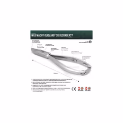 Diabetic Nail Clippers for Men with Thick Ingrown Toenails Blizzard Podiatrist Toenail Clipper Set German Forged 55 inch Concave Head Nail Cutter