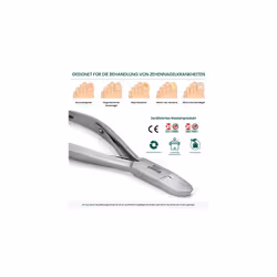 Diabetic Nail Clippers for Men with Thick Ingrown Toenails Blizzard Podiatrist Toenail Clipper Set German Forged 55 inch Concave Head Nail Cutter