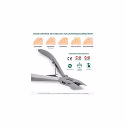 Ingrown Nail Clippers for Men with Ingrown Toenails â Blizzard Podiatrist Toenail Clipper Set German Forged â 5 inch Professional Nail Cutter â