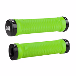 Odi Grips Ruffian Lock-On, Grips, Black, Lime
