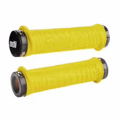 Odi Grips Troy Lee Designs Signature Series Lock-On, Grips, Grey, Yellow