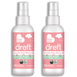 Dreft Stain Remover for Baby Clothes  Fragrance Free and Hypoallergenic Baby Stain Remover Spray  Travel Size Stain Treater  3 Fl Oz ( Pack of 2)