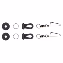 OP/TECH USA 1301132 Tiny Mighty Swivel - System Connectors   Black