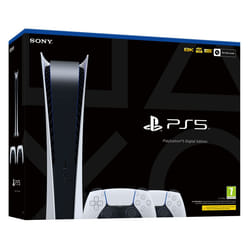 Sony Interactive Entertainment PlayStation 5 Console Digital - Two DualSense Wireless Controllers Bundle 825 GB Wi-Fi Black, White