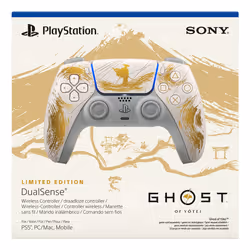 Sony DualSense Wireless Controller - Ghost of Yōtei Gold Limited Edition Black Bluetooth/USB Gamepad Analogue / Digital Android, MAC, PC, PlayStation 5, iOS - Additional view 6