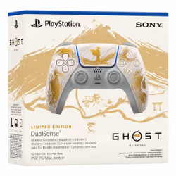 Sony DualSense Wireless Controller - Ghost of Yōtei Gold Limited Edition Black Bluetooth/USB Gamepad Analogue / Digital Android, MAC, PC, PlayStation 5, iOS - Additional view 8