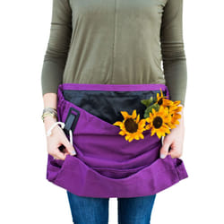 Roo Gardening Apron with Pockets & Harvesting  Picking Pouch - Adjustable  Water-resistant  Washable Canvas Cotton
