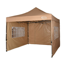 Maximus Heavy Duty Gazebo 3Mx3M High Quality Gazebo Market Stall Pop Up Tent - Beige