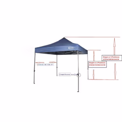 Maximus Heavy Duty Gazebo 3Mx3M High Quality Gazebo Market Stall Pop Up Tent - Green