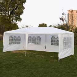 MCC 3x6m  Joint Gazebo with Side Panels Waterproof Party Tent Marquee Steel Frame