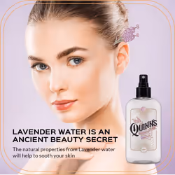 Quinns Lavender Water- Natural Pillow Spray - Relaxing Aromatherapy - Facial Body Mist 8 Ounce