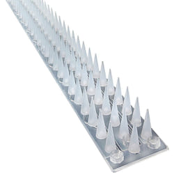 PestExpel Anti Climb Cat Bird Human Fence Wall Windowsill Gates Sheds Spikes 5 Meter Pack CLEAR