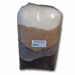 Certified Organic Bioland Felting Wool - Natural Shades 200 Grams