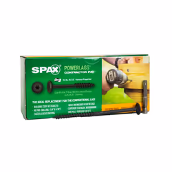 SPAX 1/4"""" x 5"""" Exterior Washer Head Structural Wood Lag Screws Powerlags Torx T-Star (50 EA) Bit Included Heavy Duty Rust Resistant