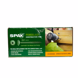 SPAX 1/4"""" x 6"""" Exterior Washer Head Structural Wood Lag Screws Powerlags Torx T-Star (50 EA) Bit Included Heavy Duty Rust Resistant