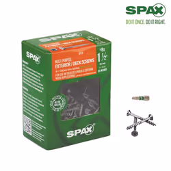 SPAX Screws 4191670400404 Spax 8-Inch by 1-1/2-Inch Exterior/Deck Screw (195 Per Box)