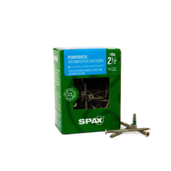 SPAX 45705008401004#10 x 2-1/2 Flat Head  304 Stainless Steel  Deck Construction Screw  T-Star+ Drive bit Included  83 Count