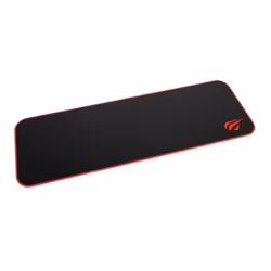 Havit HV-MP830, Black, Red, Monochromatic, Rubber, Non-slip base, Gaming mouse pad