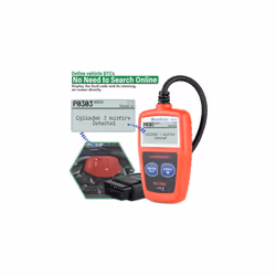 MaxiScan MS309 OBD2 Code Reader Check Engine Fault Check Emission Monitor Status Clear Codes View Freeze Frame Data CAN Diagnostic Scan Tool for All