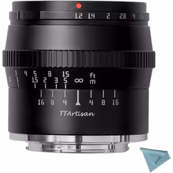 TTArtisan 50mm F1.2 APS-C Manual Focus Lens for Panasonic, Olympus Micro M4/3 Mirrorless Cameras