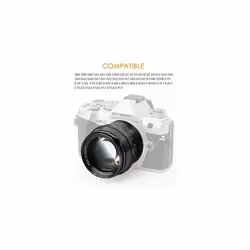 TTArtisan 50mm F1.2 APS-C Manual Focus Lens for Panasonic, Olympus Micro M4/3 Mirrorless Cameras