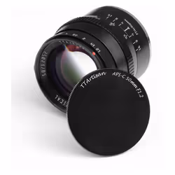 TTArtisan 50mm F1.2 APS-C Large Aperture Cameras Lens Manual Focus MF Compatible with Fuji X Mount Camera