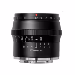 TTArtisan 50mm F1.2 APS-C Cameras Lens Manual Focus MF Compatible with Olympus, Lumix, M43 Mount M4/3 Mount Camera