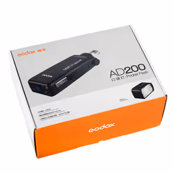 Godox AD200 200W 2.4G TTL 1/8000s HSS Lithimu Battery Pocket Flash