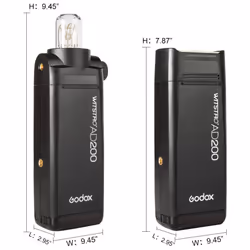 Godox AD200 200W 2.4G TTL 1/8000s HSS Lithimu Battery Pocket Flash