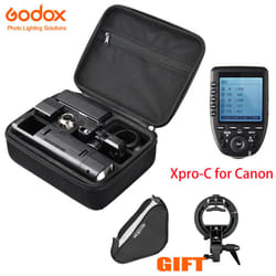 Godox AD200 2.4G TTL HSS Pocket Speedlite Flash+Xpro-C+Gift for Canon