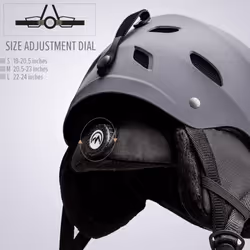 OutdoorMaster Kelvin Ski Helmet - Snowboard Helmet for Men  Women & Yo