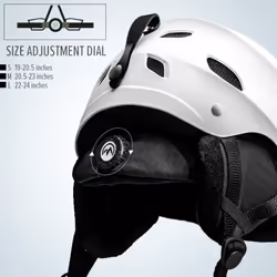 OutdoorMaster Kelvin Ski Helmet - Snowboard Helmet for Men  Women & Yo