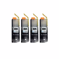 Compatible 4 Go Inks Black Ink Cartridges to replace Brother LC223BK  / non-OEM for Brother DCP & MFC Printers