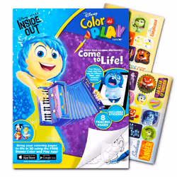 Inside Out Disney Coloring and Activity Book 2 Books Filled with Stickers  Posters  Coloring Activities