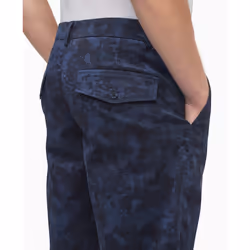 Calvin Klein Men's Casual Twill Print Shorts  Sky Captain  34