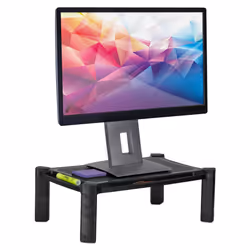 Mount-It! Desktop Computer Monitor Riser - Height Adjustable Tabletop Stand Shelf for PC and Laptop Displays and Printers  19 ...