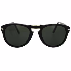 Persol Sunglasses 714 95/31 Black Green Folding Steve McQueen 54mm