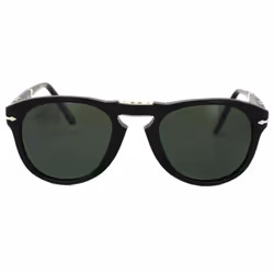 Persol Sunglasses 714 95/58 Black Green Polarized Folding Steve McQueen 54mm