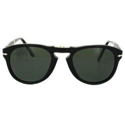 Persol Sunglasses 714 95/58 Black Green Polarized Folding Steve McQueen 54mm