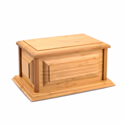 MAKEY'S Wood Urn Bamboo Urns Professional Urns for Human Ashes Adult B